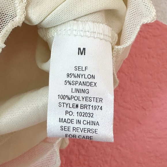 NWT Vici Markella Lettuce Trim Matching Set in Ivory Medium - Picture 7 of 9